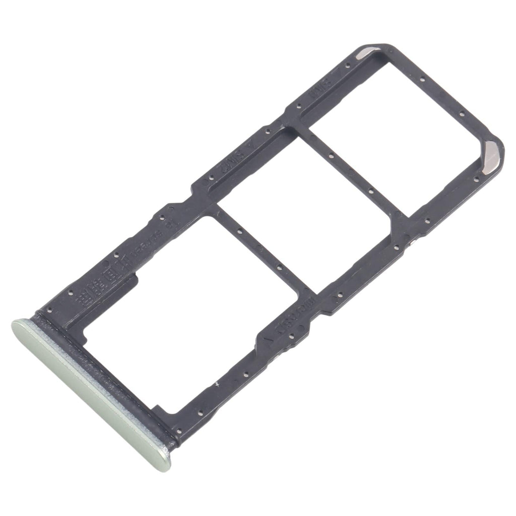 For Realme Note 60x 4G RMX3938 10pcs Original SIM Card Tray + SIM Card Tray + Micro SD Card Tray (Green)