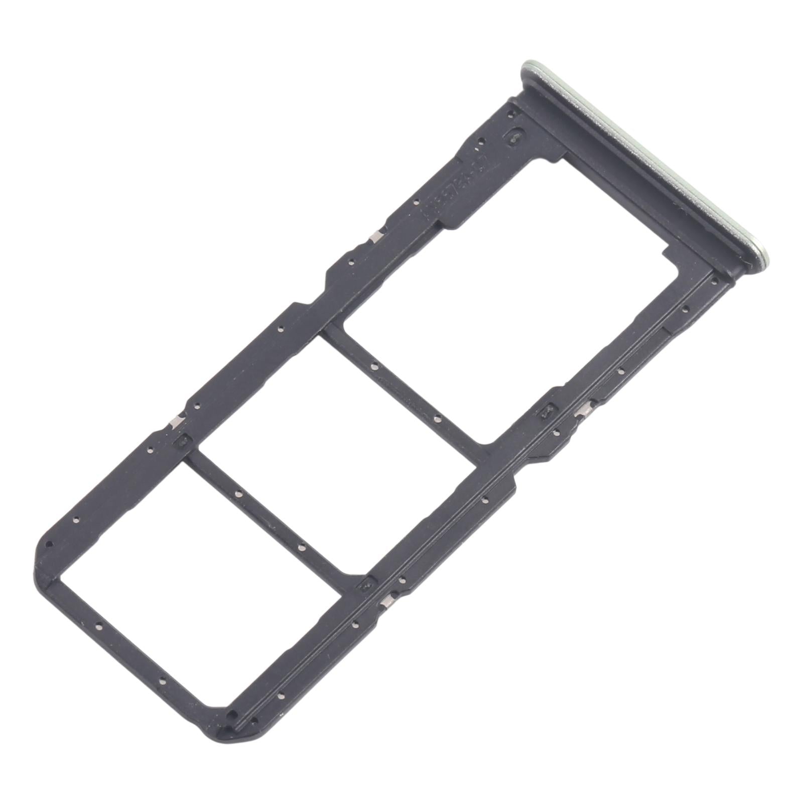 For Realme Note 60x 4G RMX3938 10pcs Original SIM Card Tray + SIM Card Tray + Micro SD Card Tray (Green)