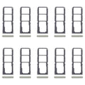 For Realme Note 60x 4G RMX3938 10pcs Original SIM Card Tray + SIM Card Tray + Micro SD Card Tray (Green)