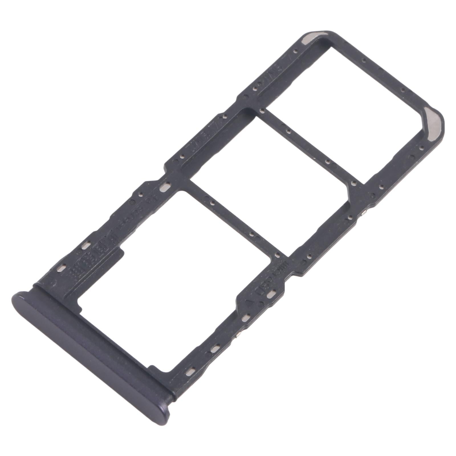 For Realme Note 60x 4G RMX3938 10pcs Original SIM Card Tray + SIM Card Tray + Micro SD Card Tray (Purple)