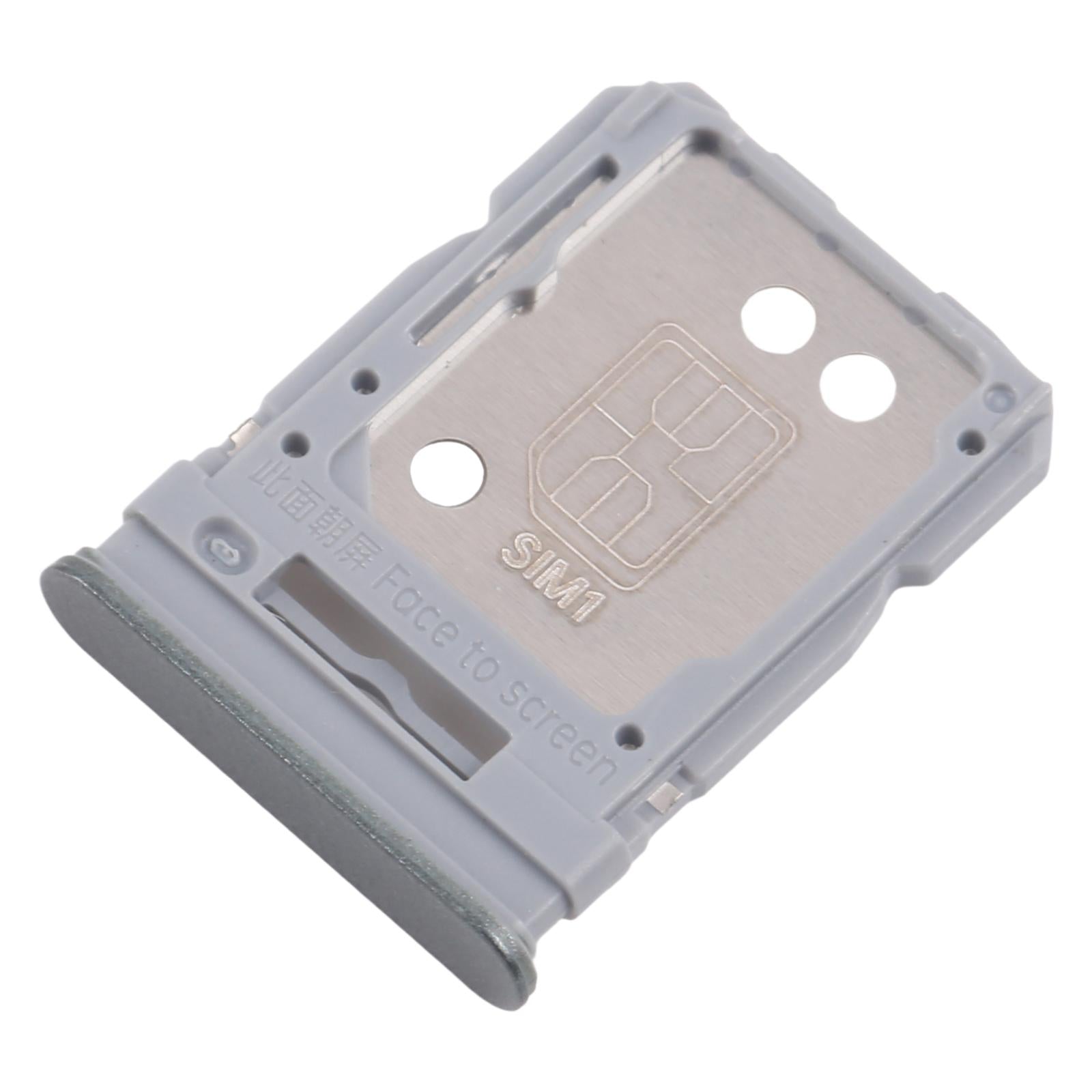 For Realme 12+ 5G RMX3867 10pcs Original SIM Card Tray + SIM Card Tray / Micro SD Card Tray (Dark Green)