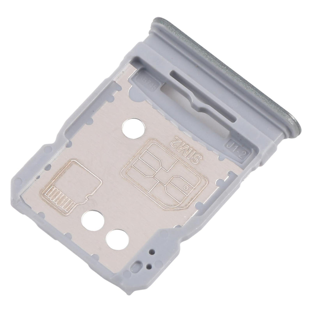For Realme 12+ 5G RMX3867 10pcs Original SIM Card Tray + SIM Card Tray / Micro SD Card Tray (Dark Green)