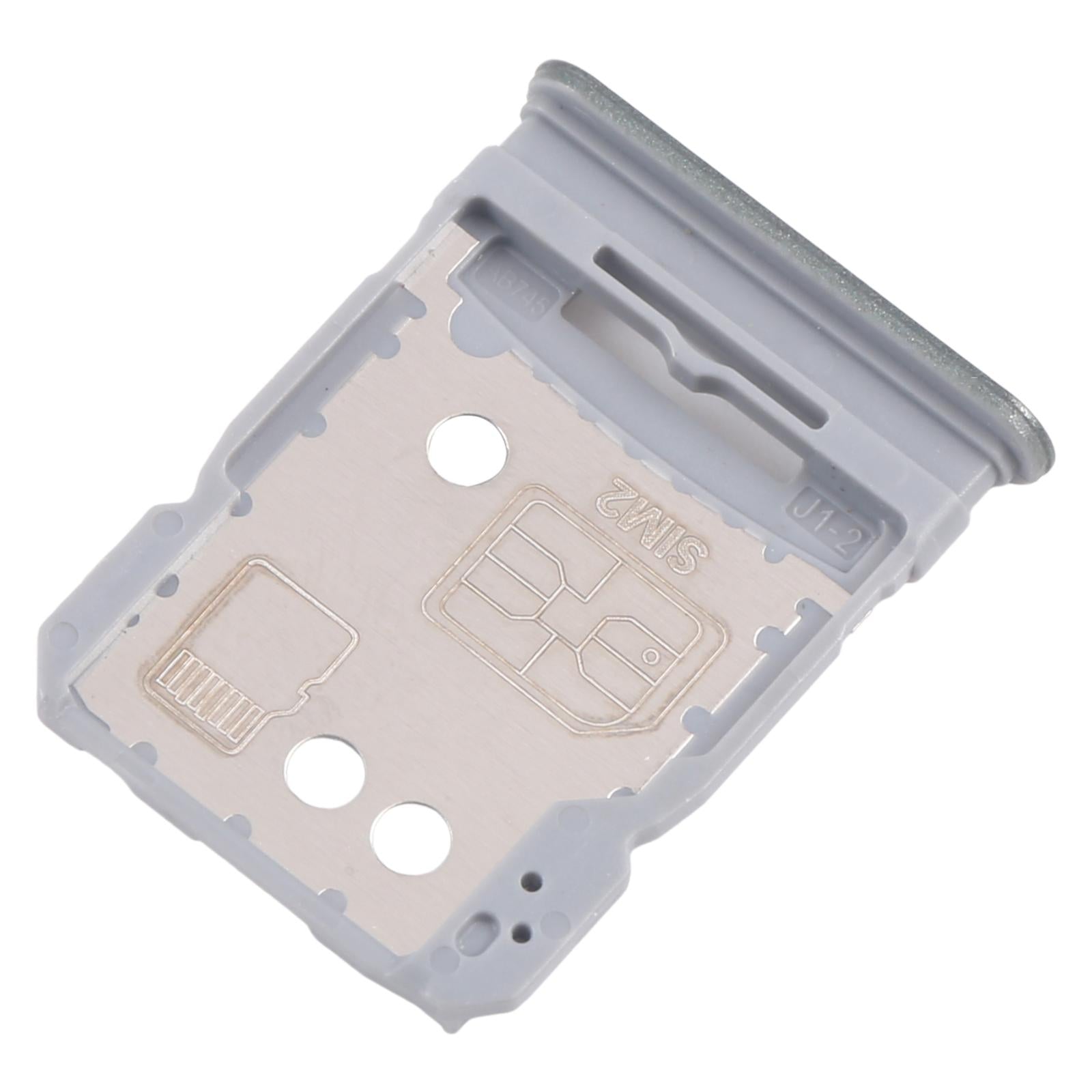 For Realme 12+ 5G RMX3867 10pcs Original SIM Card Tray + SIM Card Tray / Micro SD Card Tray (Dark Green)