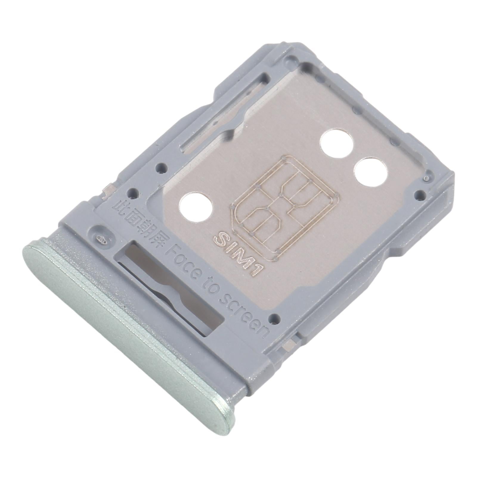 For Realme 12+ 5G RMX3867 10pcs Original SIM Card Tray + SIM Card Tray / Micro SD Card Tray (Light Green)