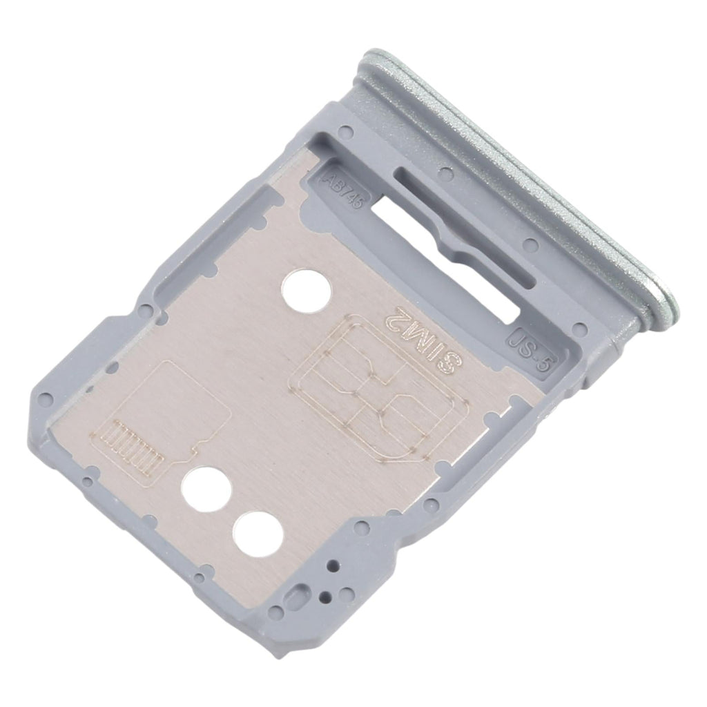 For Realme 12+ 5G RMX3867 10pcs Original SIM Card Tray + SIM Card Tray / Micro SD Card Tray (Light Green)