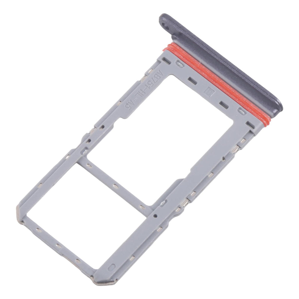 For Realme 13 5G RMX3951 10pcs Original SIM Card Tray + SIM Card Tray / Micro SD Card Tray (Black)