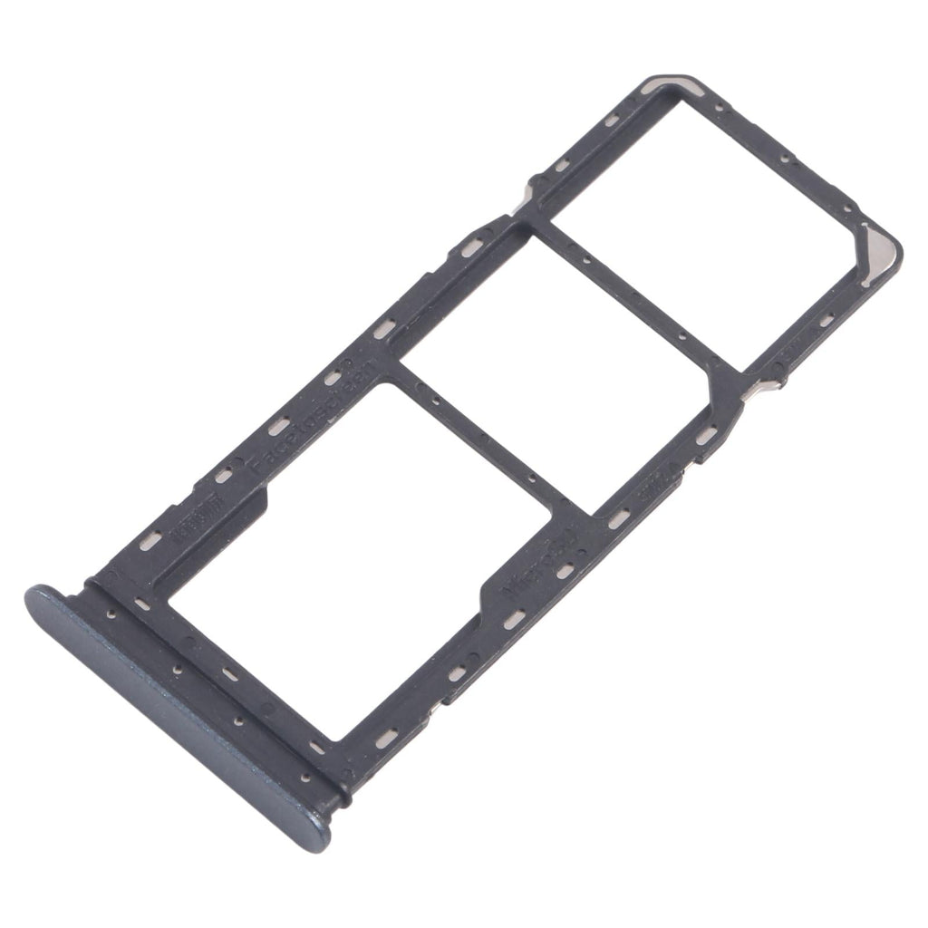 For Realme C65 4G RMX3910 10pcs Original SIM Card Tray + SIM Card Tray + Micro SD Card Tray (Black)