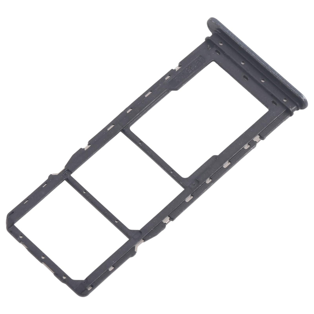 For Realme C65 4G RMX3910 10pcs Original SIM Card Tray + SIM Card Tray + Micro SD Card Tray (Black)