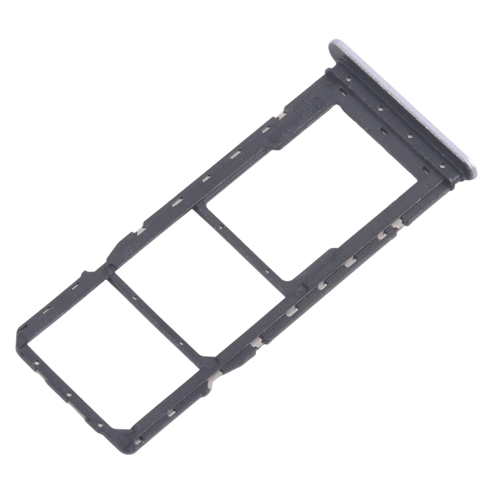 For Realme C65 4G RMX3910 10pcs Original SIM Card Tray + SIM Card Tray + Micro SD Card Tray (Blue)