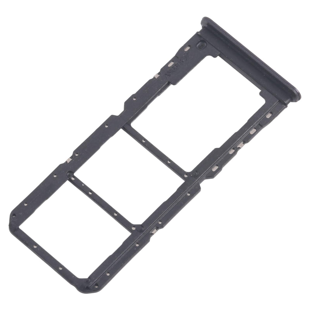 For Realme 11 5G RMX3780 10pcs Original SIM Card Tray + SIM Card Tray + Micro SD Card Tray (Black)