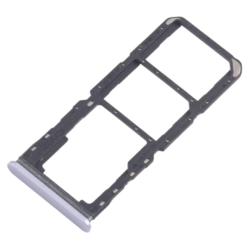 For Realme 11x 5G RMX3785 10pcs Original SIM Card Tray + SIM Card Tray + Micro SD Card Tray (Blue)