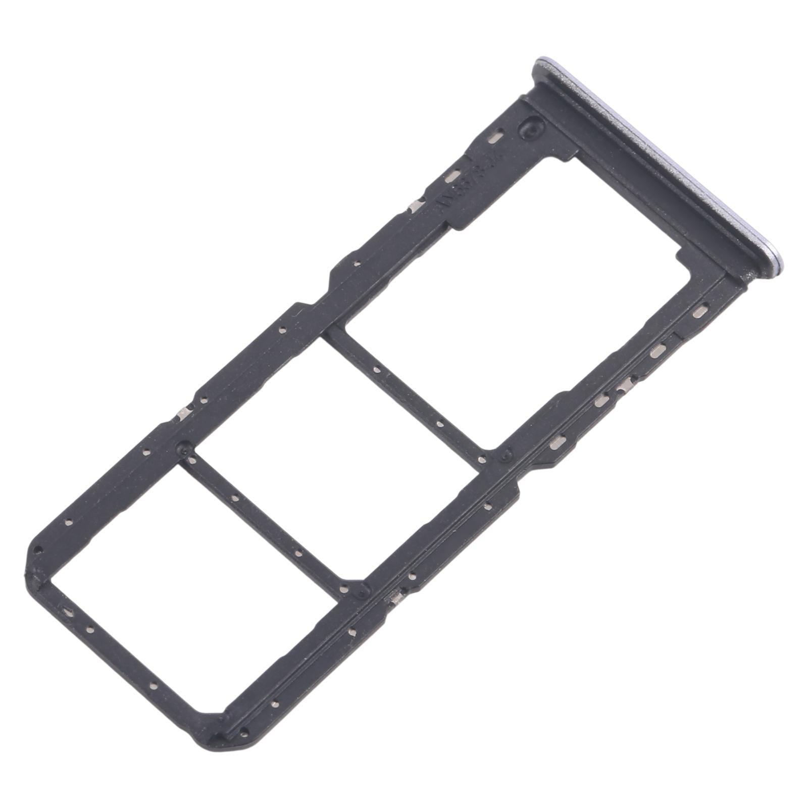 For Realme 11x 5G RMX3785 10pcs Original SIM Card Tray + SIM Card Tray + Micro SD Card Tray (Blue)