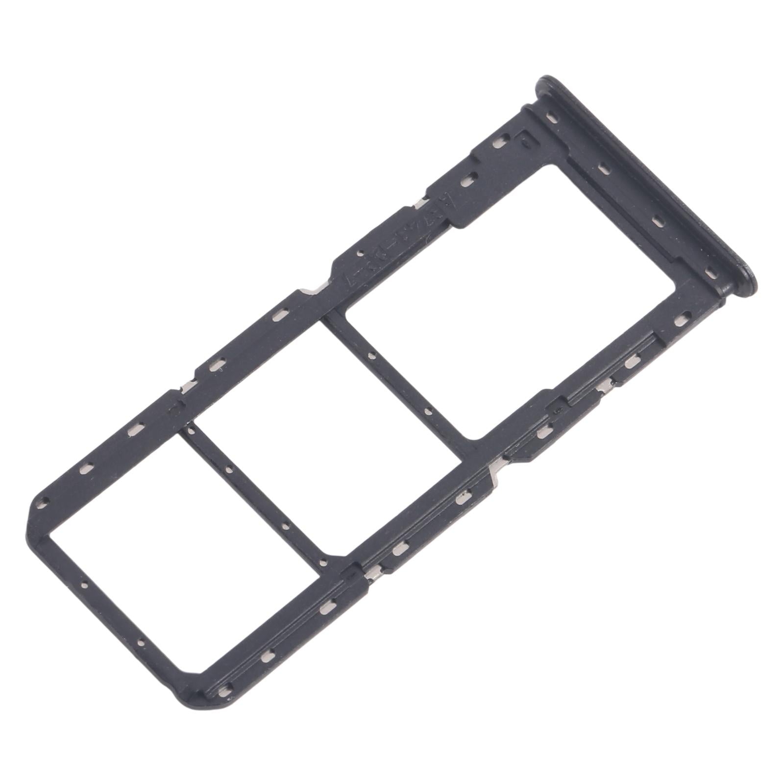 For Realme C67 4G RMX3890 10pcs Original SIM Card Tray + SIM Card Tray + Micro SD Card Tray (Dark Green)