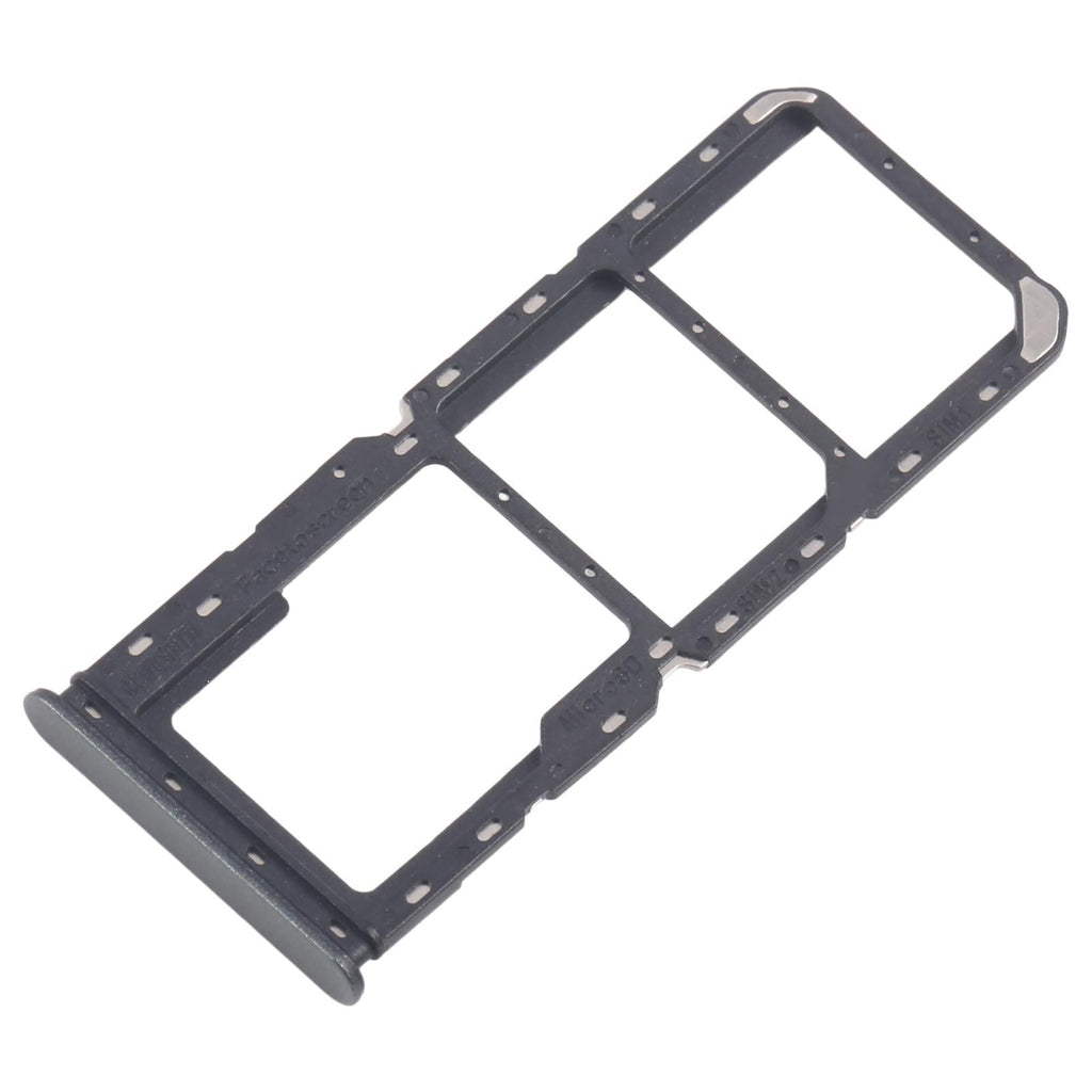 For Realme 12 Lite 4G 10pcs Original SIM Card Tray + SIM Card Tray + Micro SD Card Tray (Dark Green)