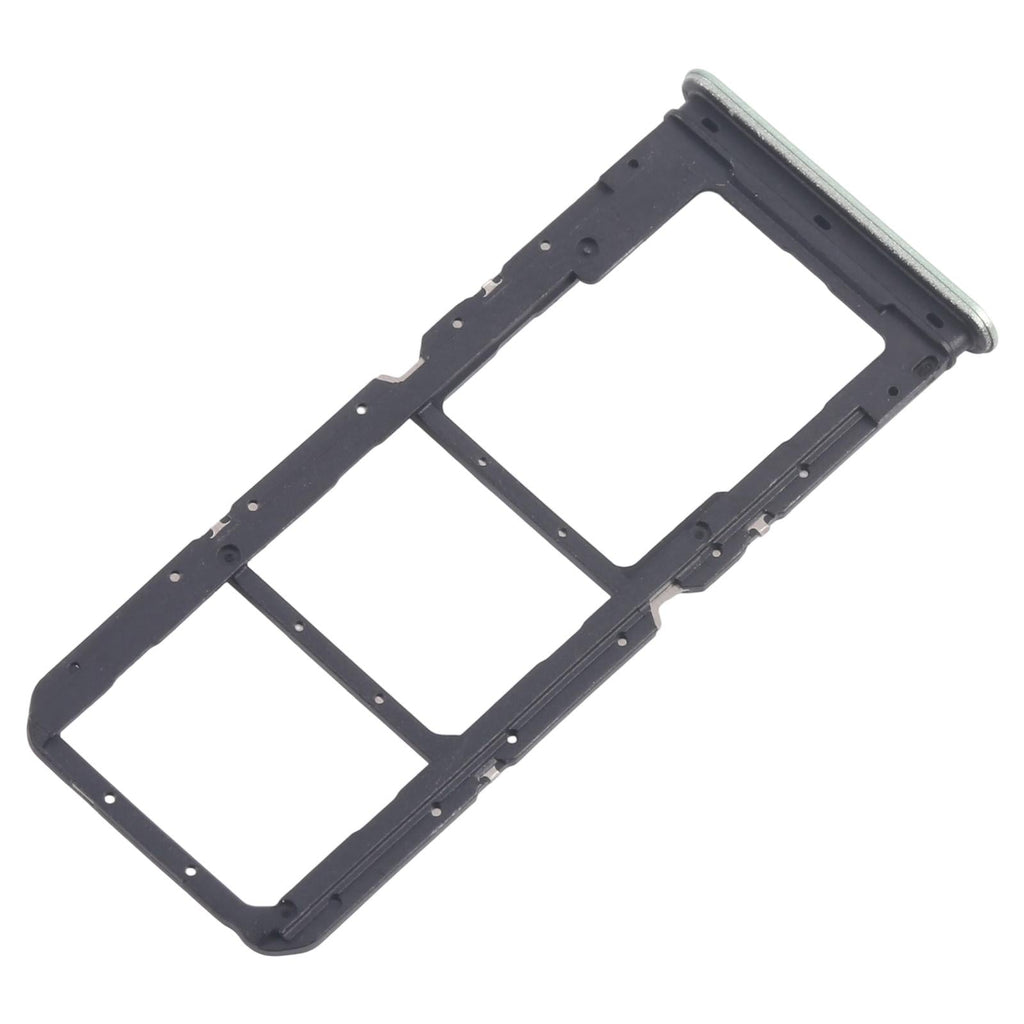 For Realme 12 Lite 4G 10pcs Original SIM Card Tray + SIM Card Tray + Micro SD Card Tray (Light Green)