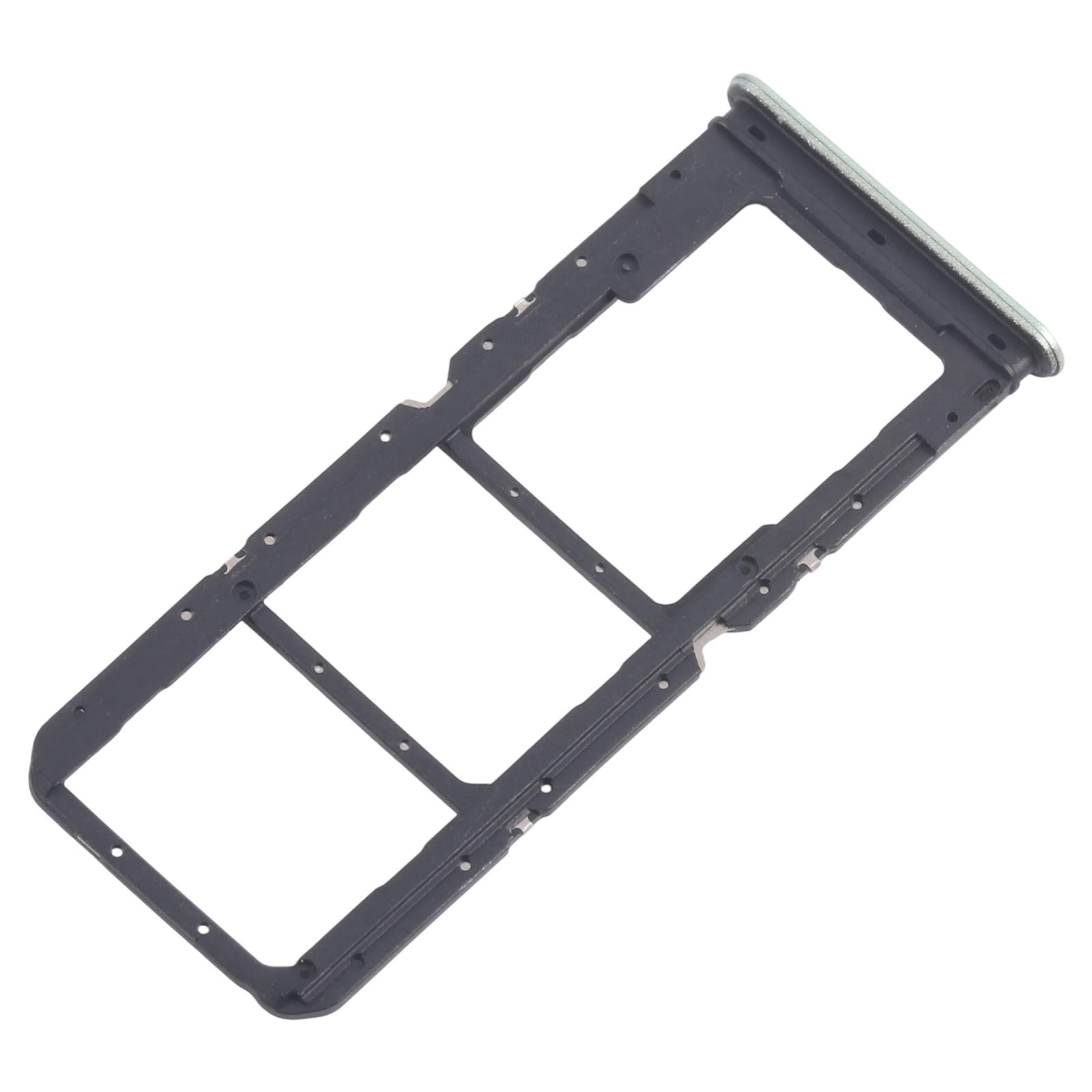 For Realme 12 Lite 4G 10pcs Original SIM Card Tray + SIM Card Tray + Micro SD Card Tray (Light Green)
