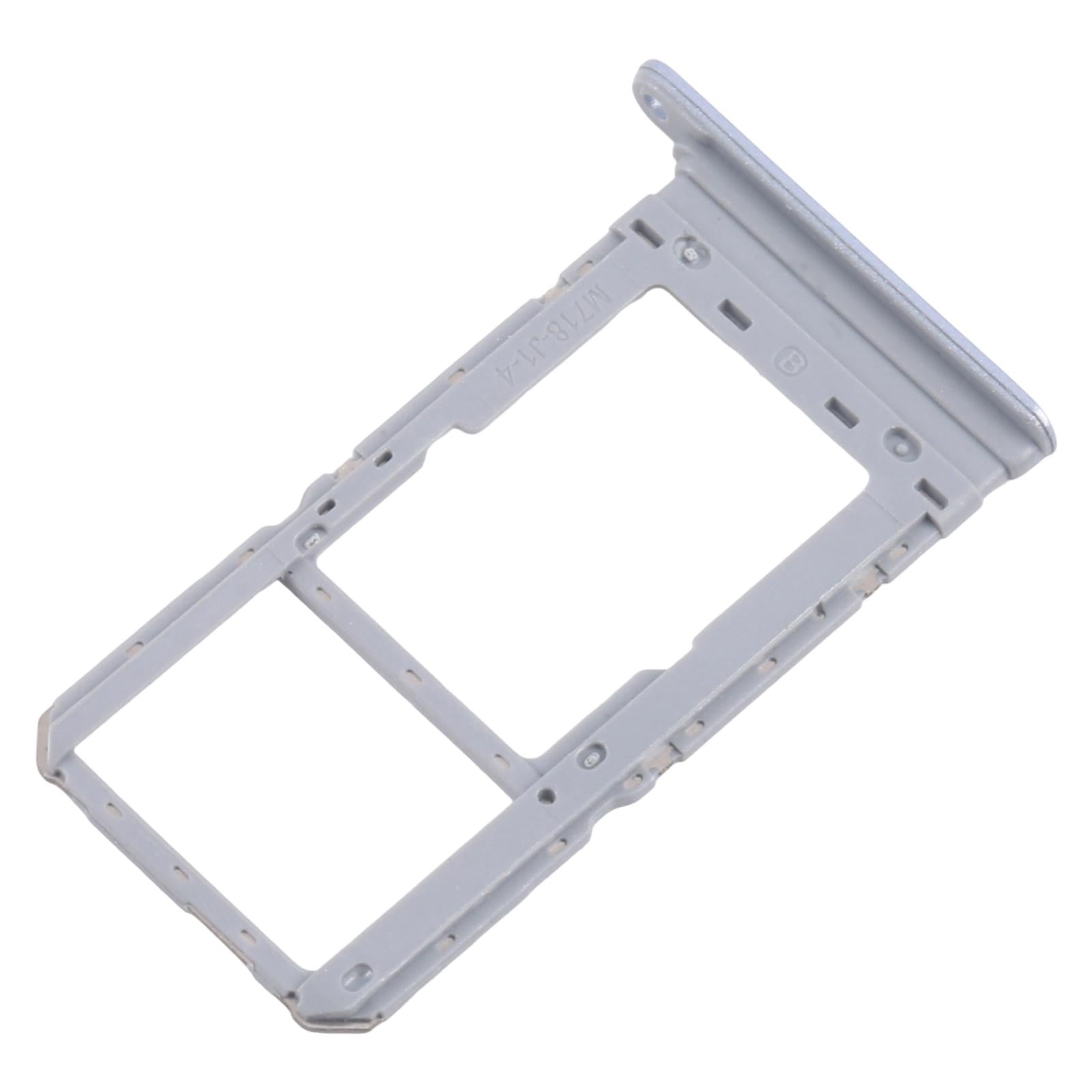 For Realme 12 4G RMX3871 10pcs Original SIM Card Tray + SIM Card Tray / Micro SD Card Tray (Blue)