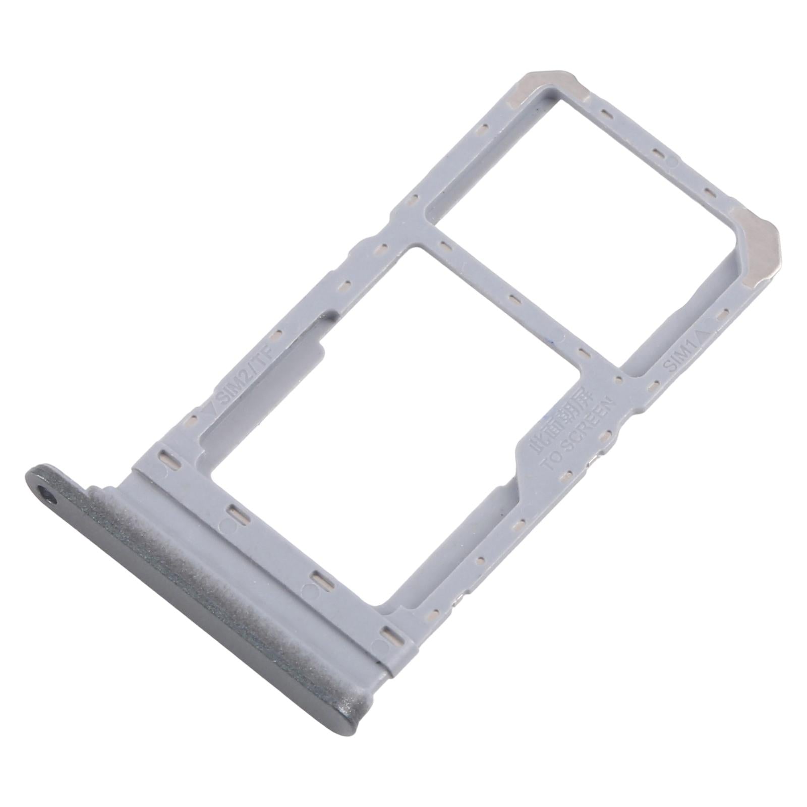 For Realme 12 5G RMX3999 10pcs Original SIM Card Tray + SIM Card Tray / Micro SD Card Tray (Green)