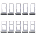 For Realme 12 5G RMX3999 10pcs Original SIM Card Tray + SIM Card Tray / Micro SD Card Tray (Green)