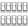 For Realme 10 Pro 5G RMX3663 RMX3660 RMX3661 10pcs Original SIM Card Tray + SIM Card Tray / Micro SD Card Tray (Gold)
