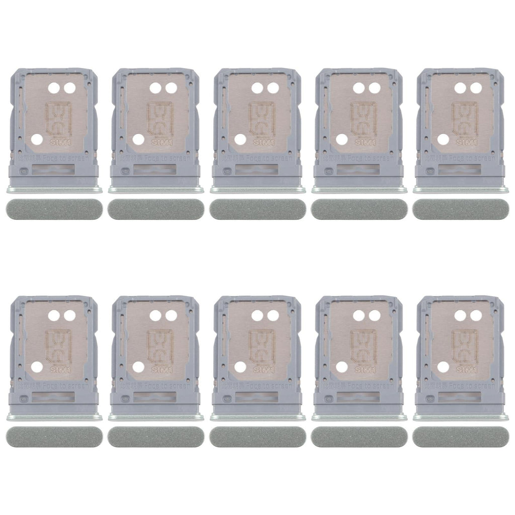 For Realme P1 RMX3870 10pcs Original SIM Card Tray + SIM Card Tray / Micro SD Card Trayy (Green)