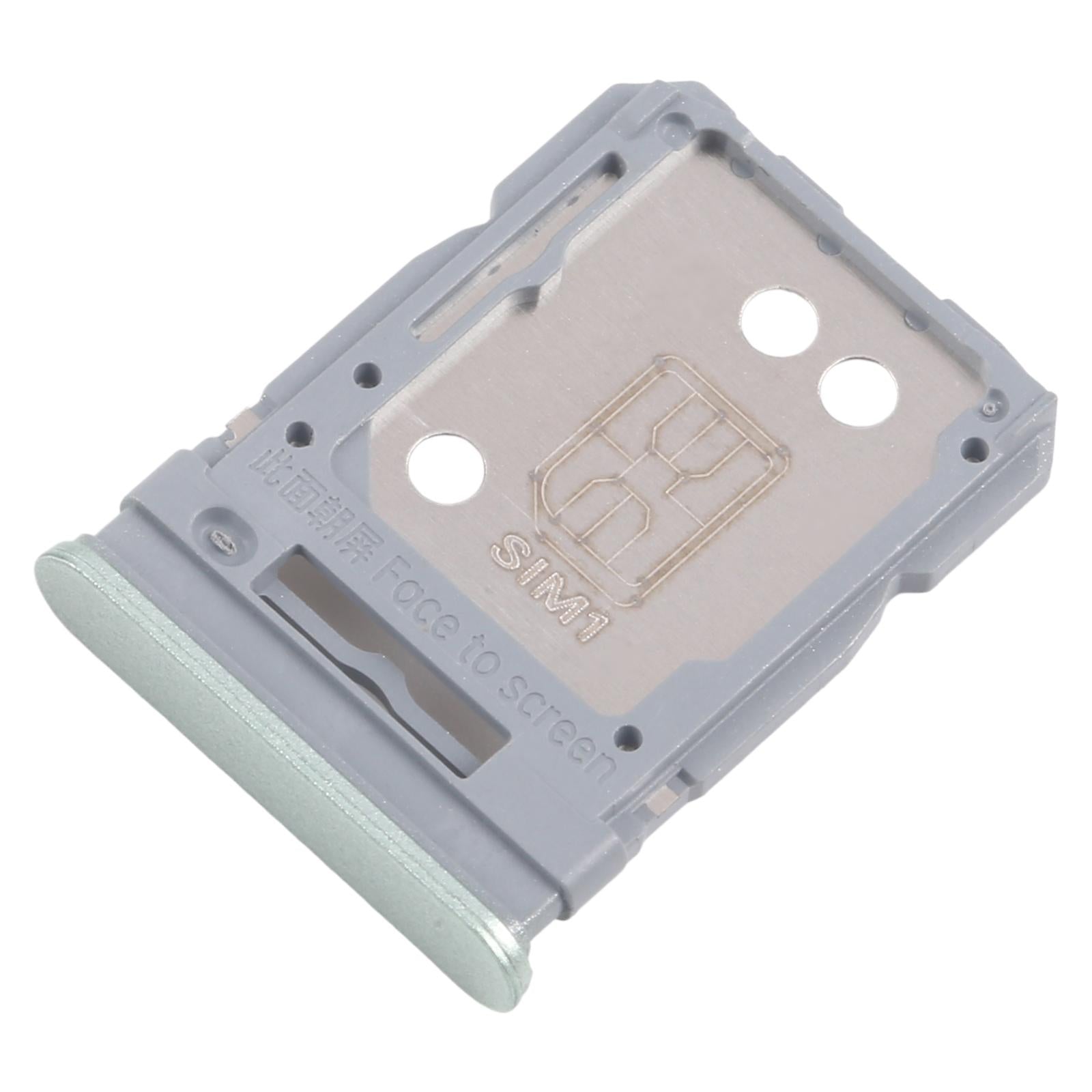 For Realme P1 RMX3870 10pcs Original SIM Card Tray + SIM Card Tray / Micro SD Card Trayy (Green)
