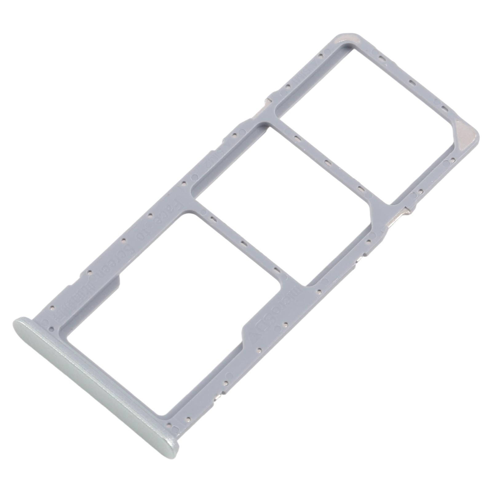 For Realme C63 5G RMX3950 10pcs Original SIM Card Tray + SIM Card Tray + Micro SD Card Tray (Green)