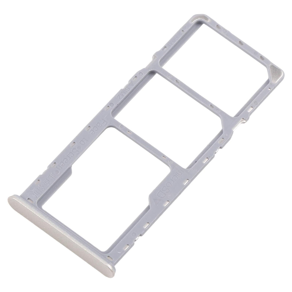 For Realme C63 5G RMX3950 10pcs Original SIM Card Tray + SIM Card Tray + Micro SD Card Tray (Gold)