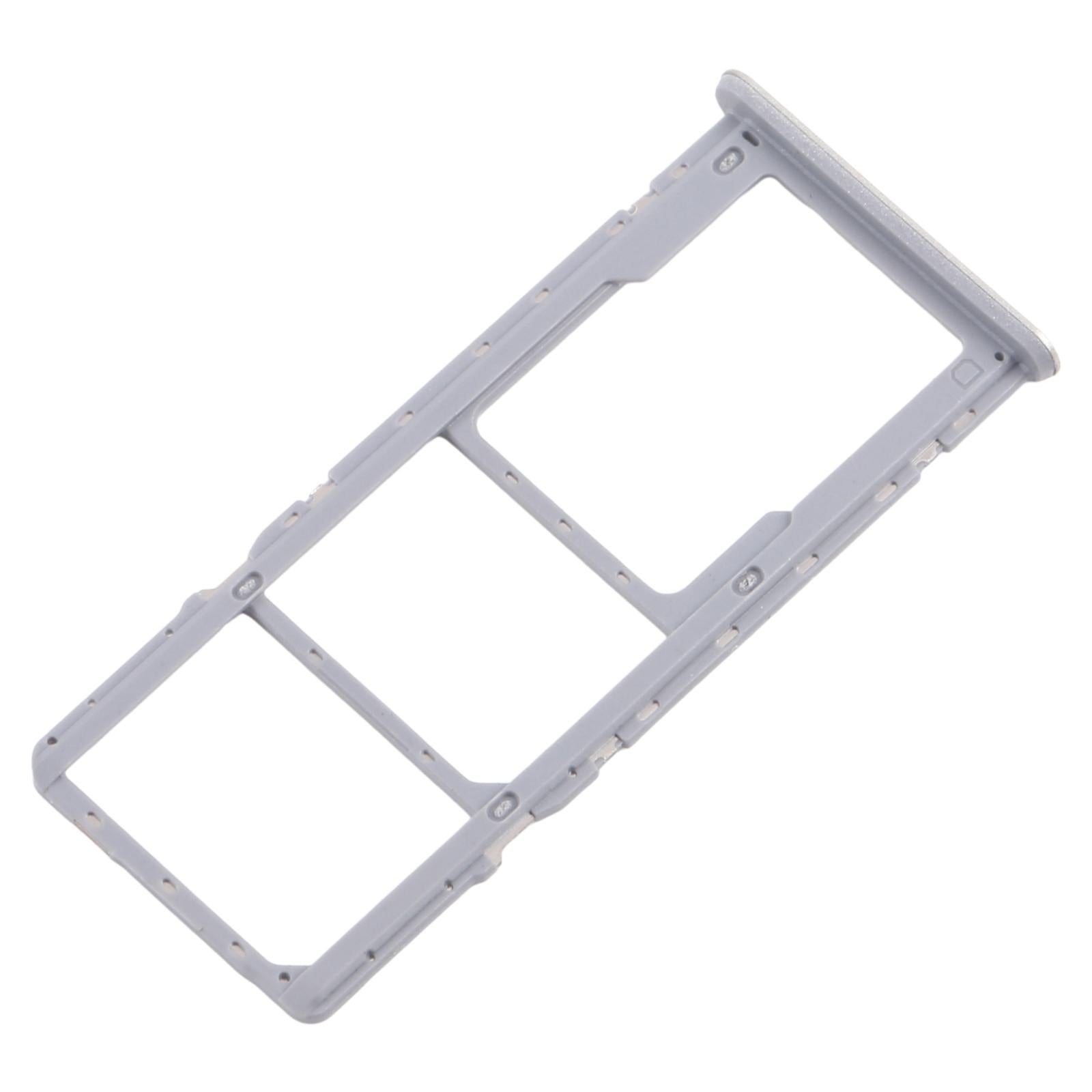 For Realme C63 5G RMX3950 10pcs Original SIM Card Tray + SIM Card Tray + Micro SD Card Tray (Gold)