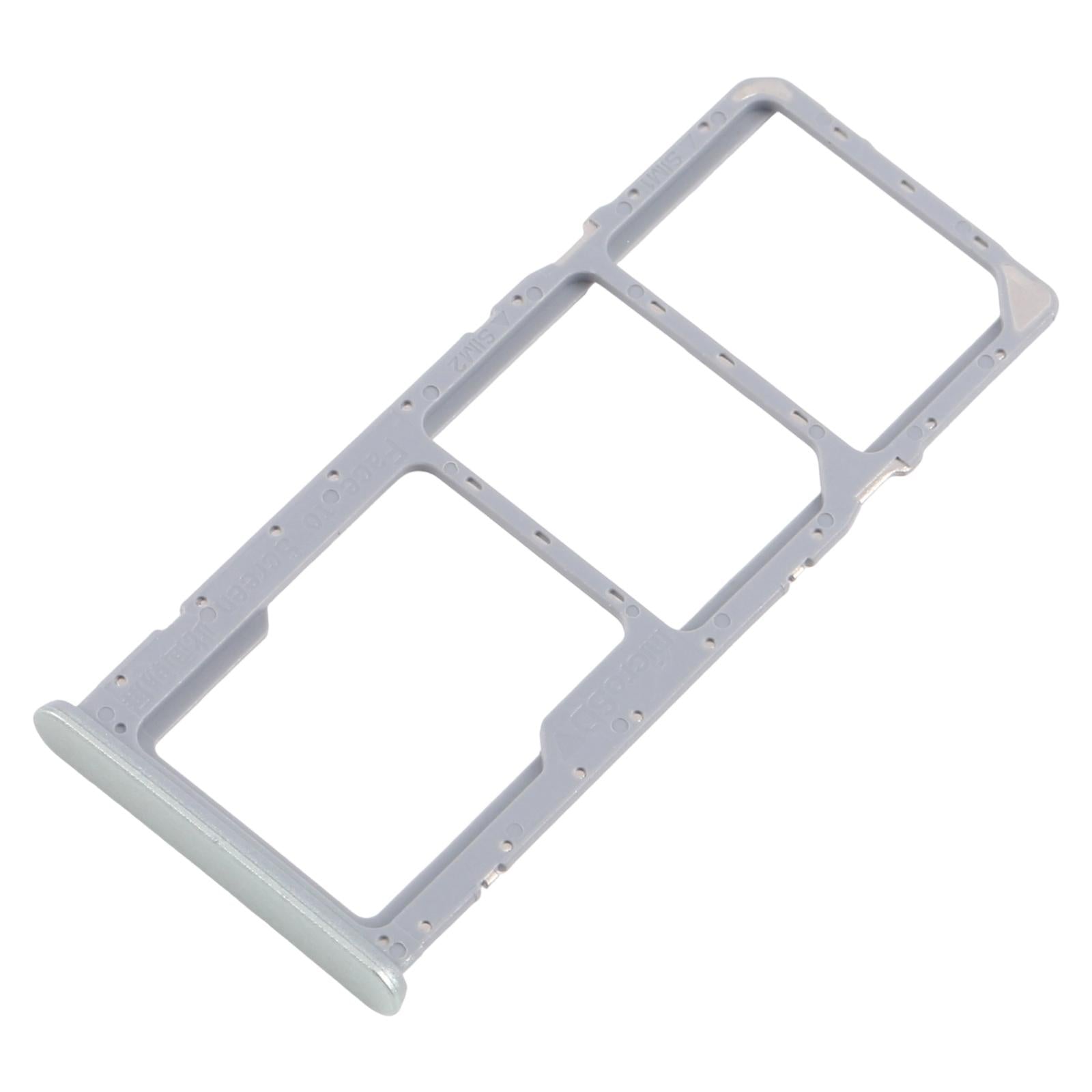For Realme C63 4G 10pcs Original SIM Card Tray + SIM Card Tray + Micro SD Card Tray (Green)