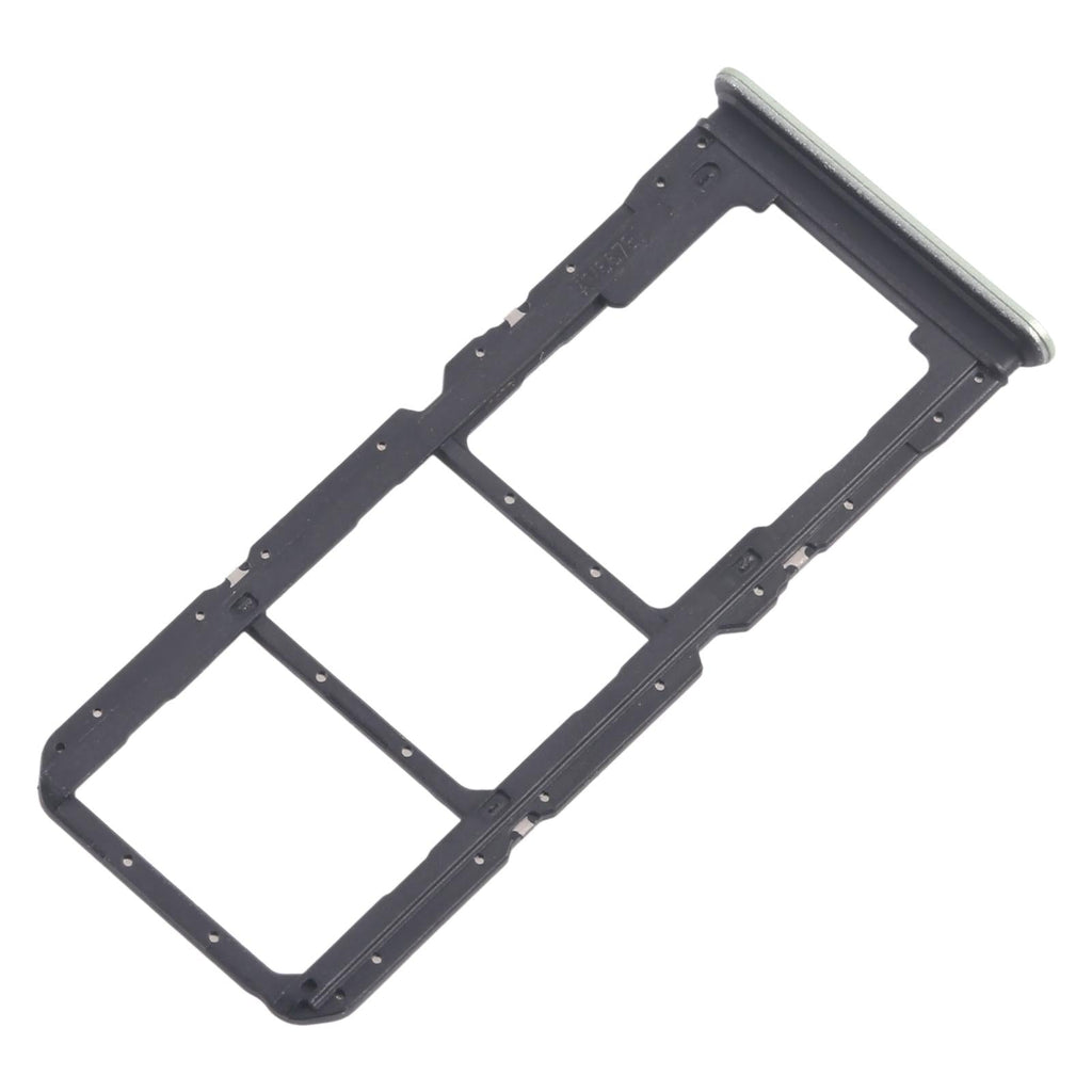 For Realme C67 5G 10pcs Original SIM Card Tray + SIM Card Tray + Micro SD Card Tray (Green)