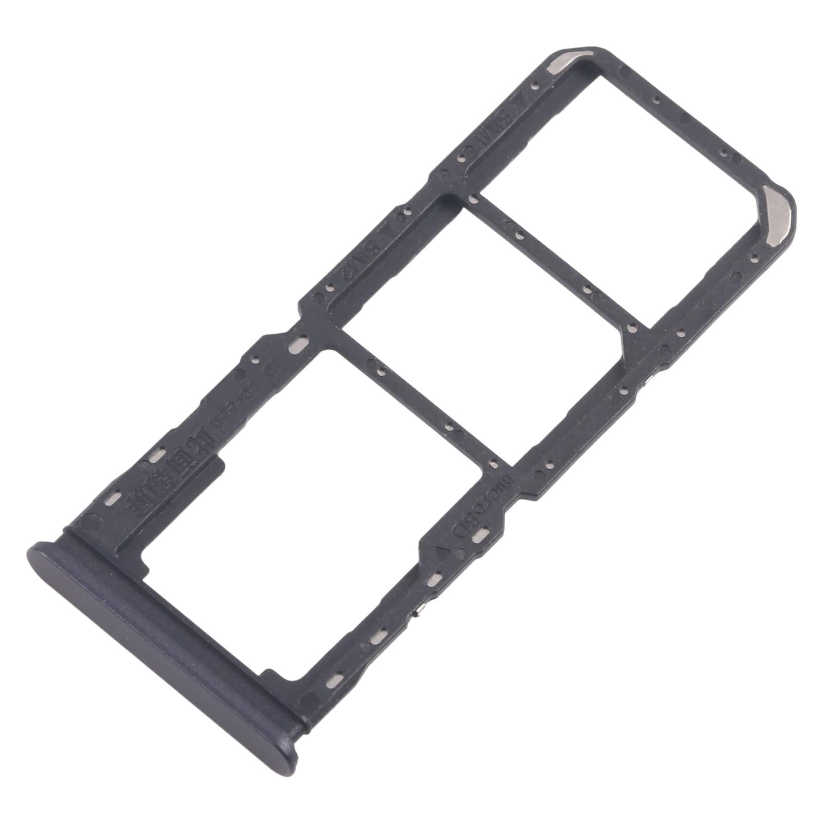 For Realme C67 5G 10pcs Original SIM Card Tray + SIM Card Tray + Micro SD Card Tray (Purple)