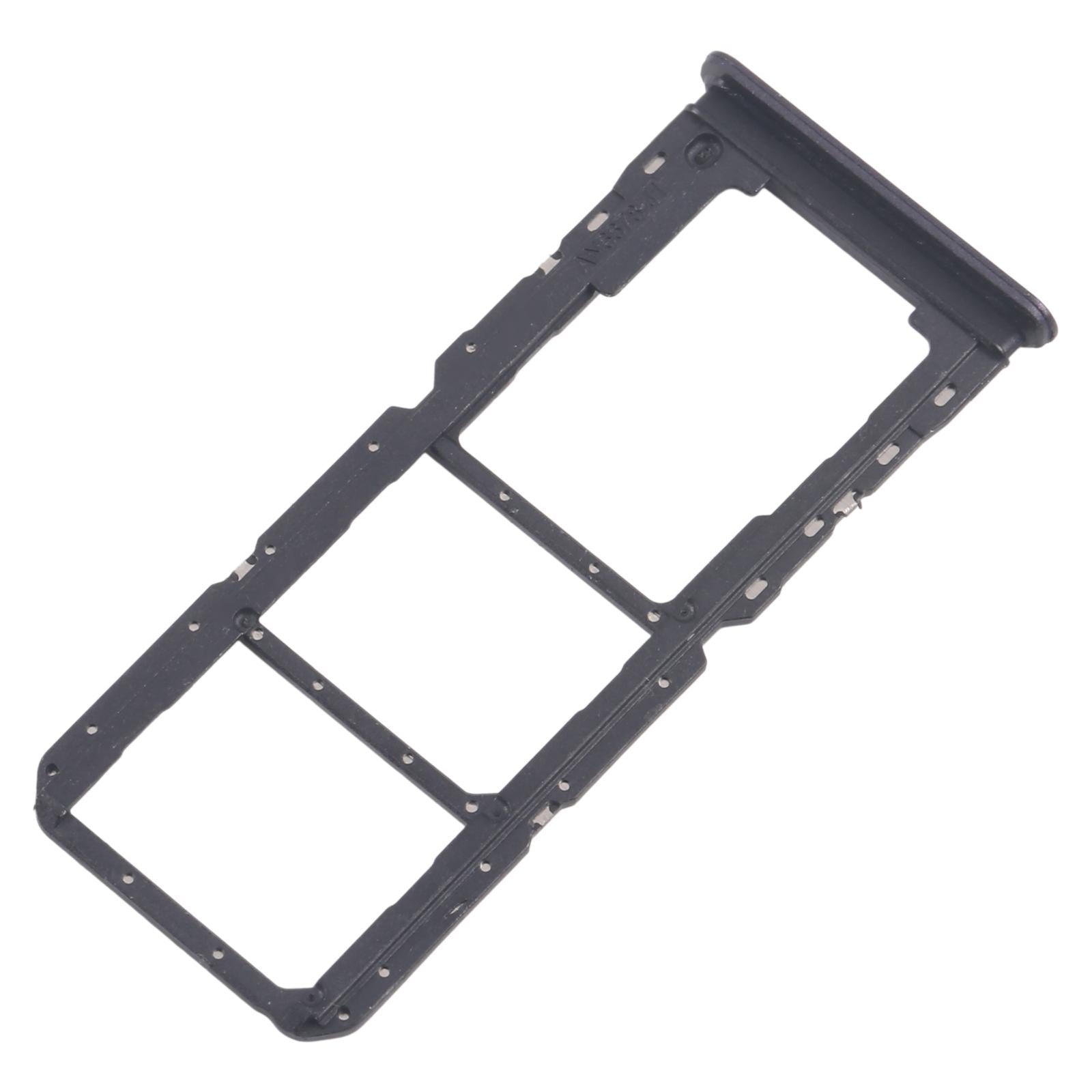 For Realme C67 5G 10pcs Original SIM Card Tray + SIM Card Tray + Micro SD Card Tray (Purple)