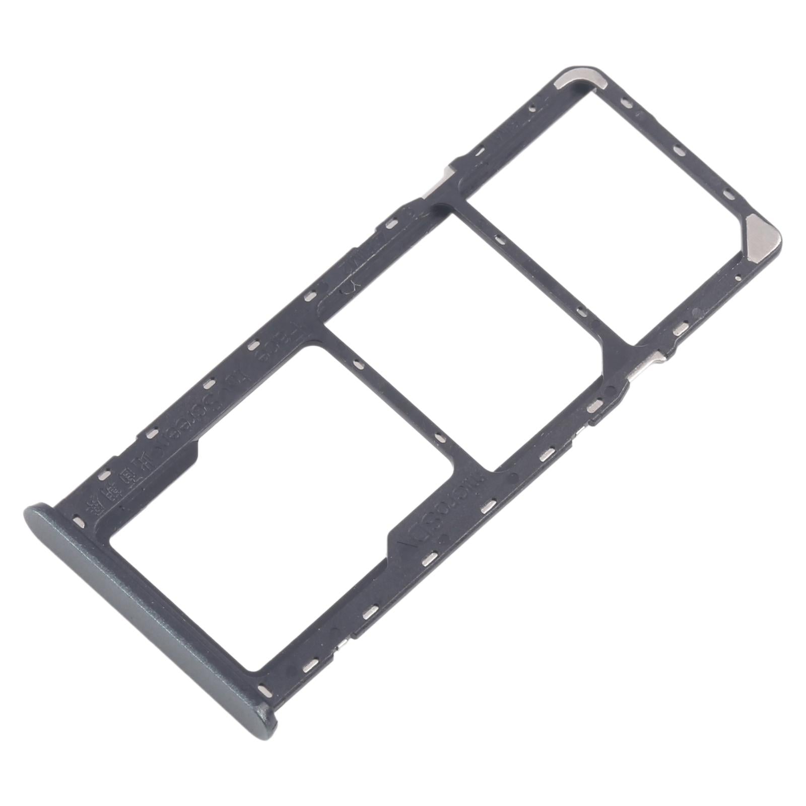 For Realme C61 4G RMX3939 RMX3930 10pcs Original SIM Card Tray + SIM Card Tray + Micro SD Card Tray (Green)