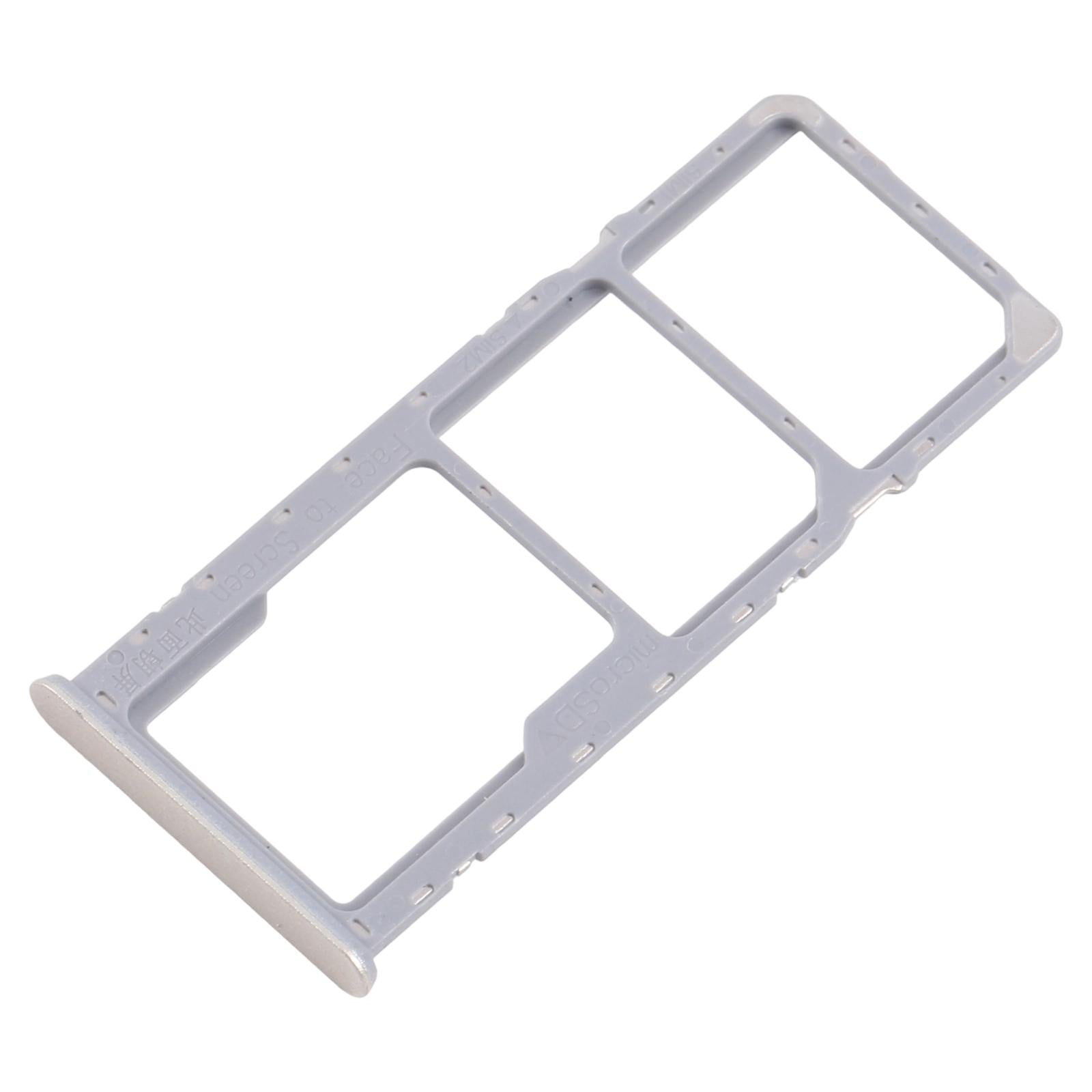 For Realme C61 4G RMX3939 RMX3930 10pcs Original SIM Card Tray + SIM Card Tray + Micro SD Card Tray (Gold)