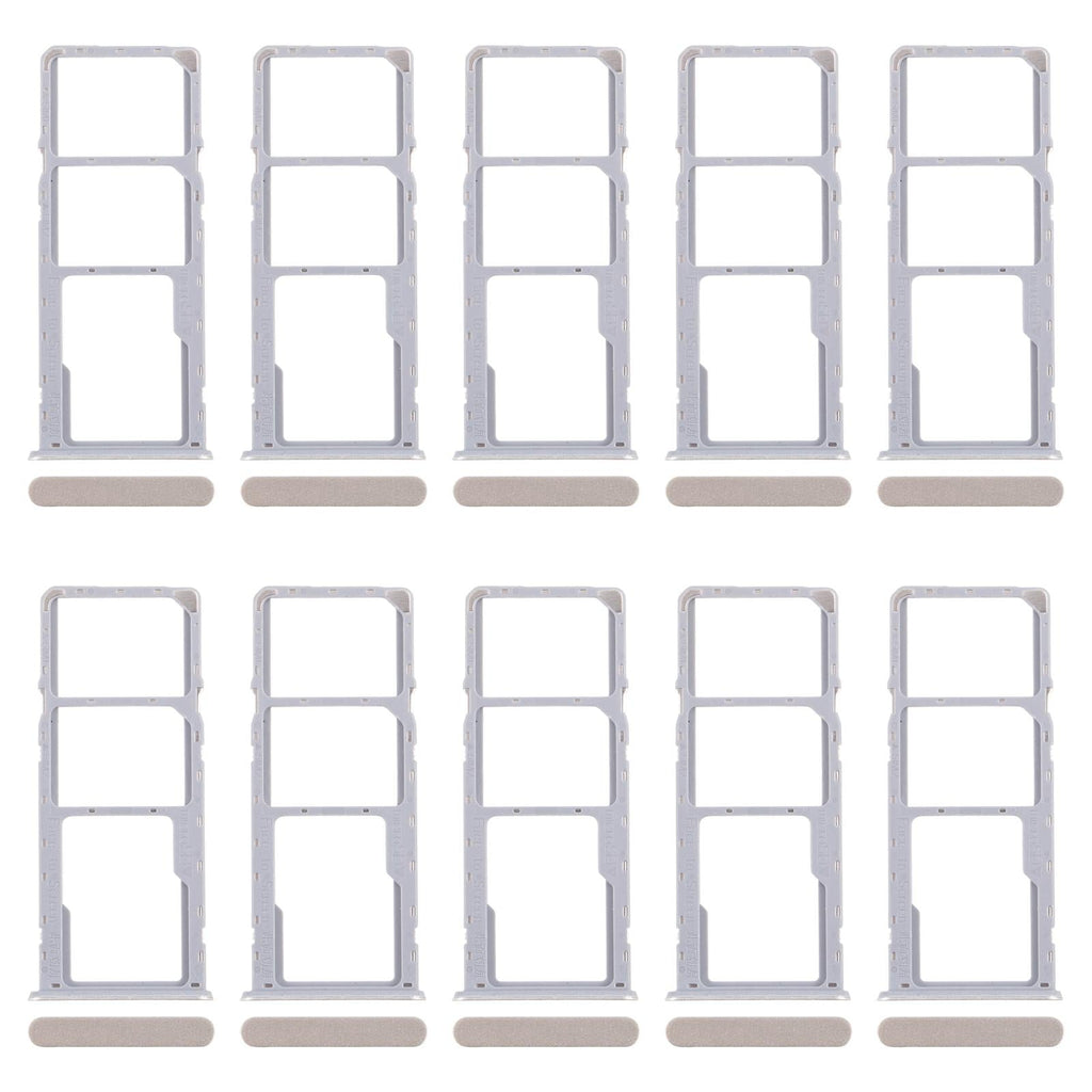 For Realme C61 4G RMX3939 RMX3930 10pcs Original SIM Card Tray + SIM Card Tray + Micro SD Card Tray (Gold)