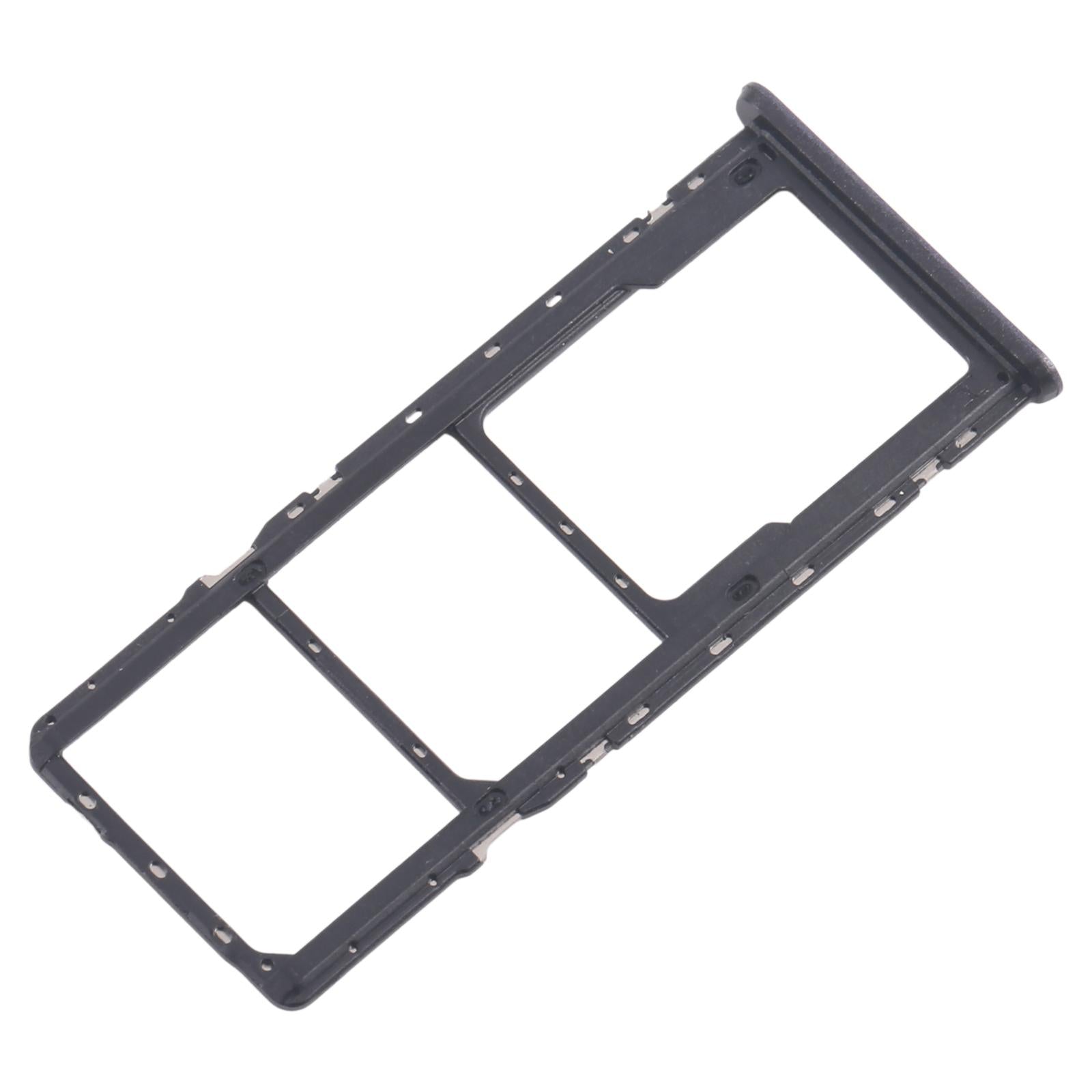 For Realme Narzo N63 4G 10pcs Original SIM Card Tray + SIM Card Tray + Micro SD Card Tray (Purple)