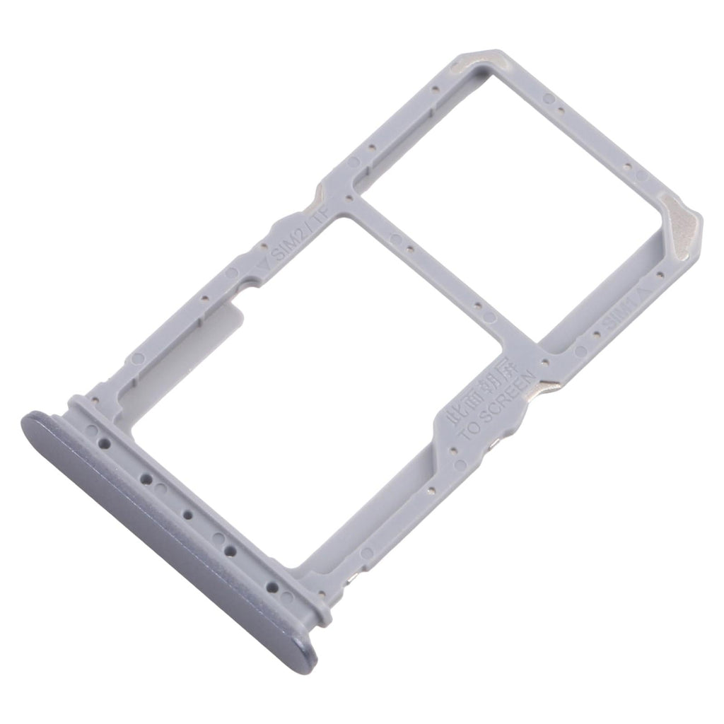 For Realme 14x India 10pcs Original SIM Card Tray + SIM Card Tray / Micro SD Card Tray (Black)