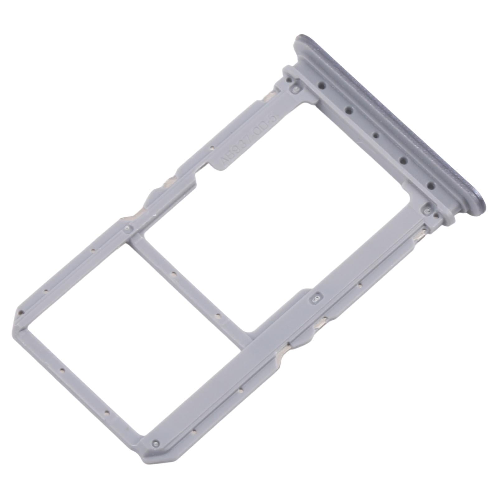 For Realme 14x India 10pcs Original SIM Card Tray + SIM Card Tray / Micro SD Card Tray (Black)