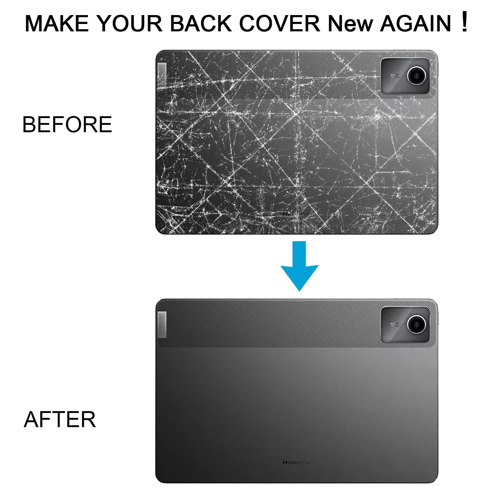 For Lenovo XiaoXin Pad 2024 / Tab M1 K11 TB330 TB330FU TB330XU Original Battery Back Cover(Gray)