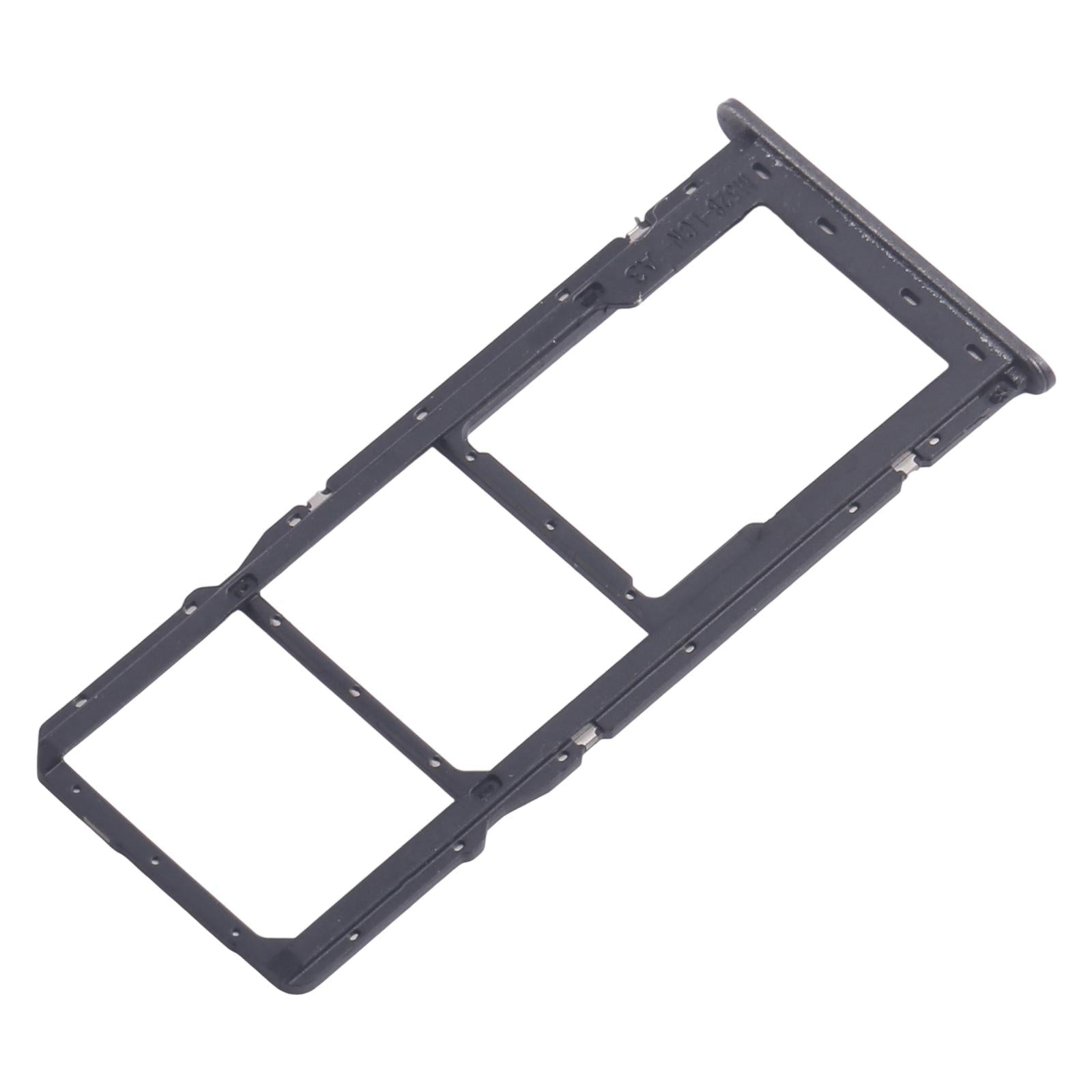 For Nokia 5.3 Original SIM Card Tray + SIM Card Tray + Micro SD Card Tray (Black)