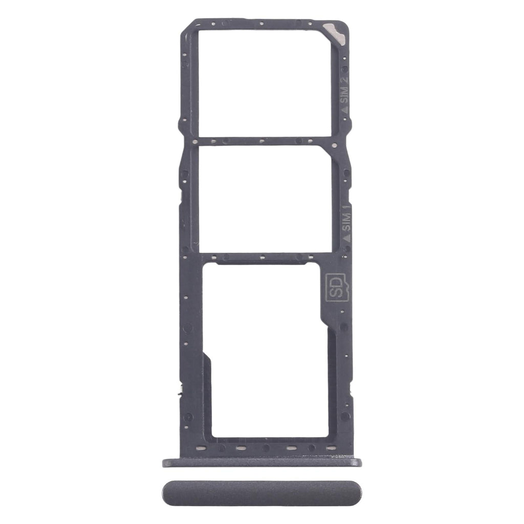 For Nokia 5.3 Original SIM Card Tray + SIM Card Tray + Micro SD Card Tray (Black)