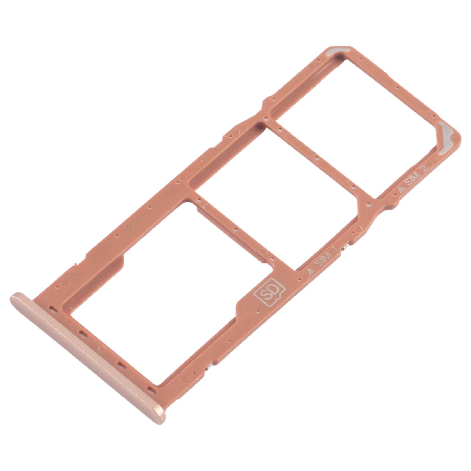 For Nokia 5.3 Original SIM Card Tray + SIM Card Tray + Micro SD Card Tray (Gold)