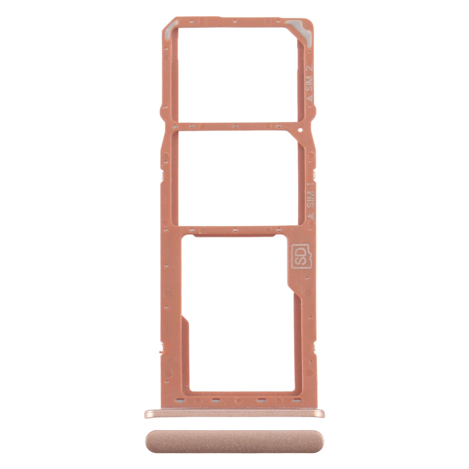 For Nokia 5.3 Original SIM Card Tray + SIM Card Tray + Micro SD Card Tray (Gold)