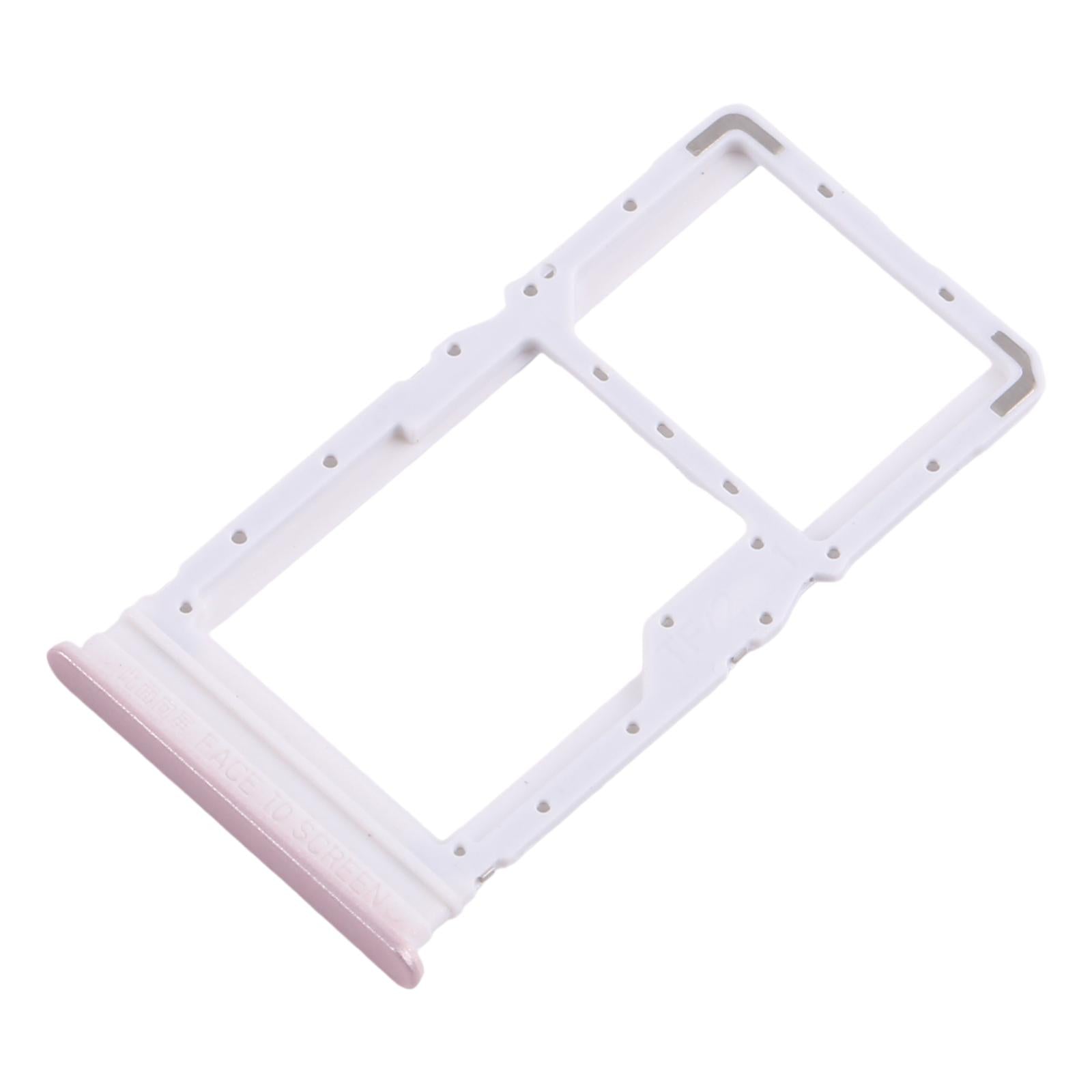 For Xiaomi Redmi 13 5G 10pcs SIM Card Tray + SIM Card Tray / Micro SD Card Tray (Pink)