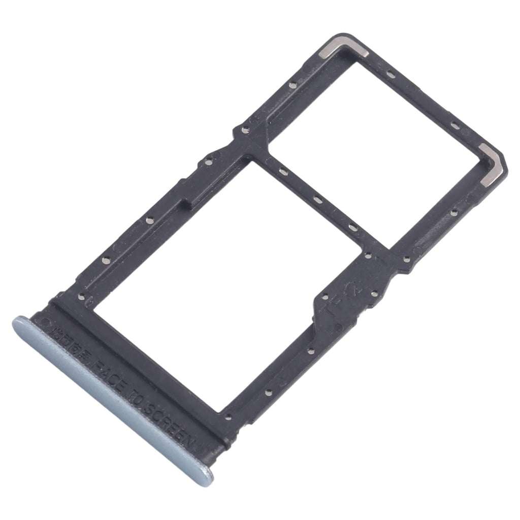 For Xiaomi Redmi 13 4G 10pcs SIM Card Tray + SIM Card Tray / Micro SD Card Tray (Blue)