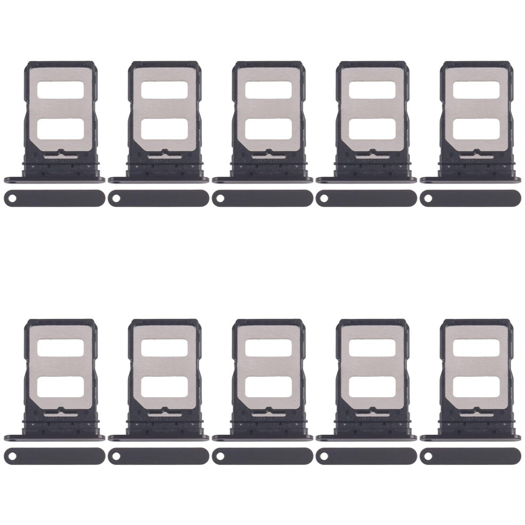 For Xiaomi 14 Civi 10pcs SIM Card Tray + SIM Card Tray (Black)