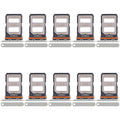 For Xiaomi 14 Civi 10pcs SIM Card Tray + SIM Card Tray (Green)