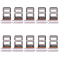 For Xiaomi Civi 4 Pro 10pcs SIM Card Tray + SIM Card Tray (Gold)