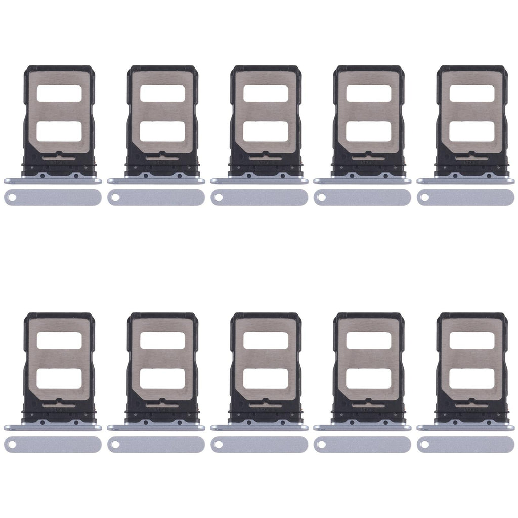 For Xiaomi Civi 4 Pro 10pcs SIM Card Tray + SIM Card Tray (Blue)
